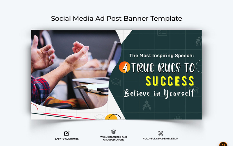 Education Facebook Ad Banner Design-06 Social Media