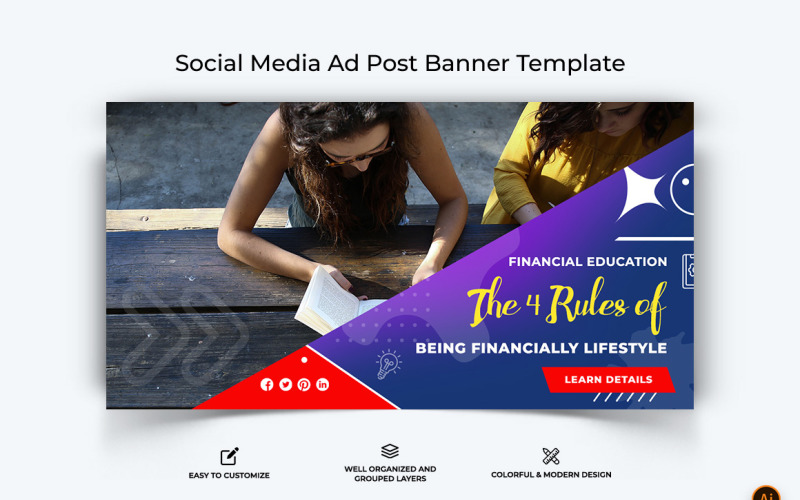 Education Facebook Ad Banner Design-07 Social Media