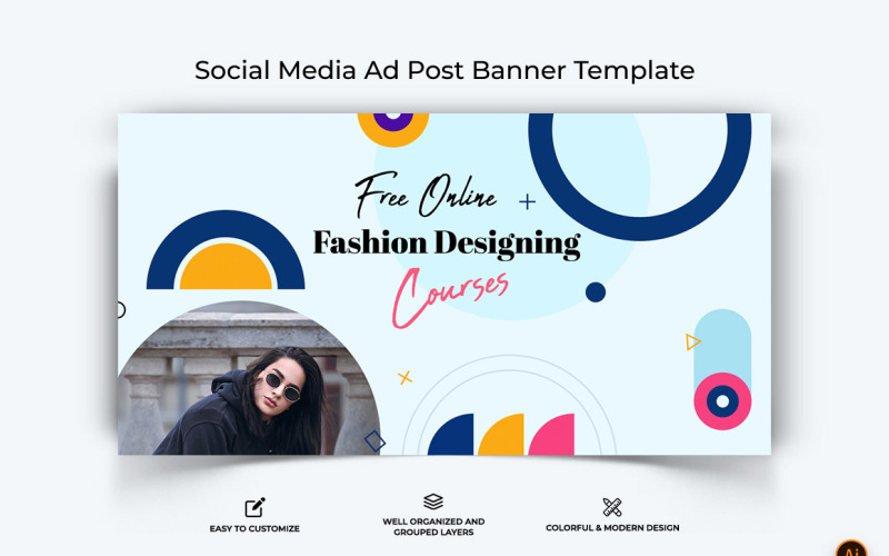 Fashion Facebook Ad Banner Design-26 Social Media