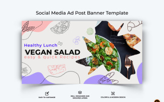 Food and Restaurant Facebook Ad Banner Design-02