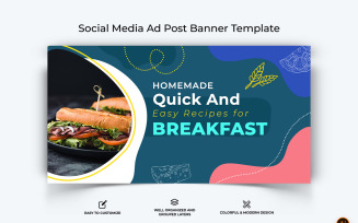 Food and Restaurant Facebook Ad Banner Design-04