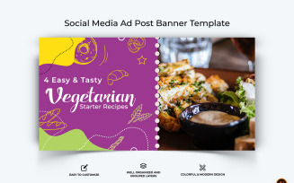 Food and Restaurant Facebook Ad Banner Design-09