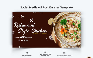 Food and Restaurant Facebook Ad Banner Design-15