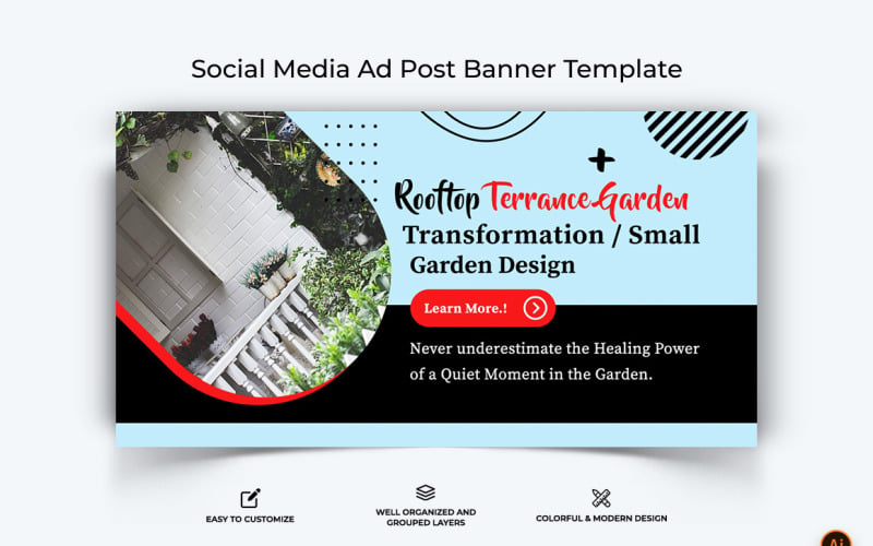 Home Garden Facebook Ad Banner Design-03 Social Media