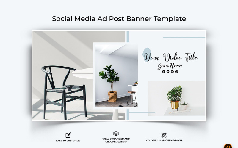 Interior Facebook Ad Banner Design-03 Social Media