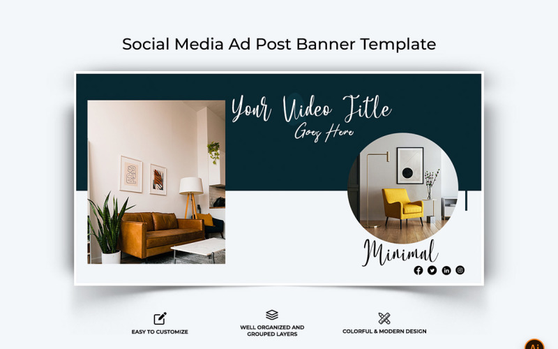 Interior Facebook Ad Banner Design-09 Social Media