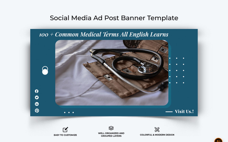 Medical Facebook Ad Banner Design-04 Social Media