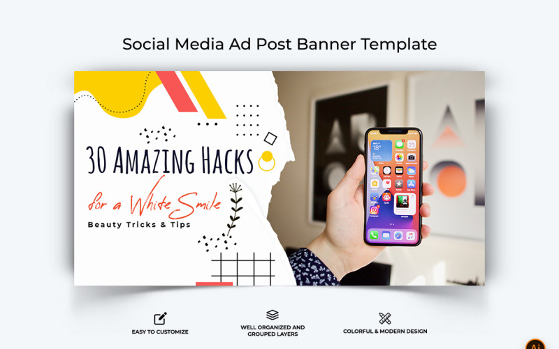 Mobile Tips and Tricks Facebook Ad Banner Design-05 Social Media