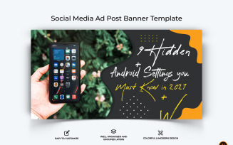 Mobile Tips and Tricks Facebook Ad Banner Design-14