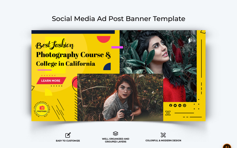 Photography Facebook Ad Banner Design-05 Social Media