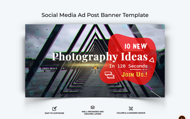Photography Facebook Ad Banner Design-11 Social Media