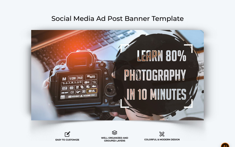 Photography Facebook Ad Banner Design-12 Social Media