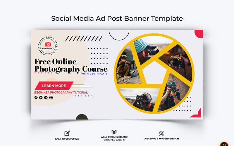 Photography Facebook Ad Banner Design-20 Social Media