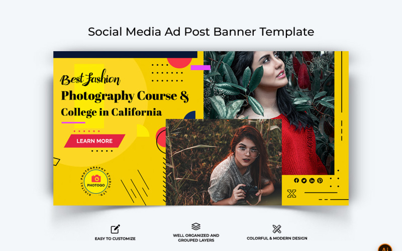 Photography Facebook Ad Banner Design-21 Social Media