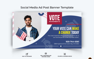 Political Campaign Facebook Ad Banner Design-10