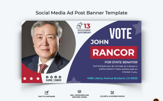 Political Campaign Facebook Ad Banner Design-16