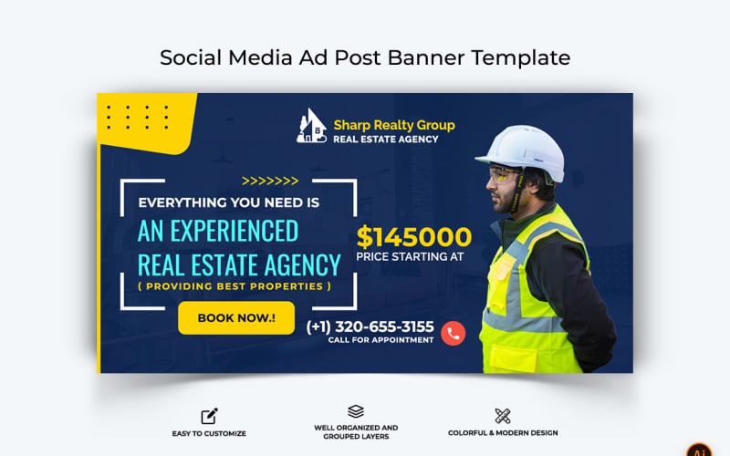Real Estate Facebook Ad Banner Design-05 Social Media