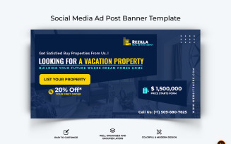 Real Estate Facebook Ad Banner Design-17