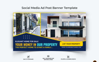 Real Estate Facebook Ad Banner Design-19
