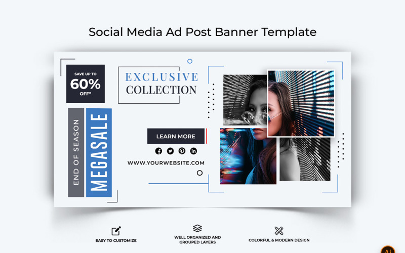 Sale Offers Facebook Ad Banner Design-06 Social Media