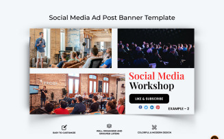 Social Media Workshop Facebook Ad Banner Design-16