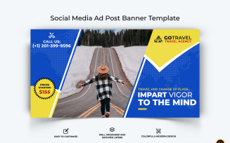 Travel Facebook Ad Banner Design-30