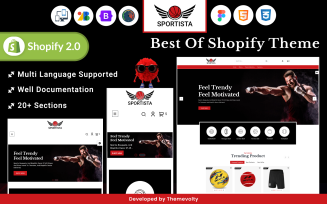 Sportista - Mega Sports Shopify 2.0 Theme