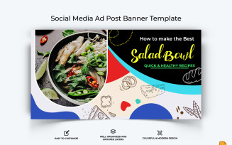 Food and RestaurantFacebook Ad Banner Design-006