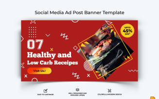 Food and RestaurantFacebook Ad Banner Design-014