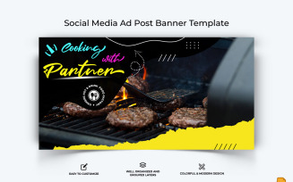 Food and RestaurantFacebook Ad Banner Design-019