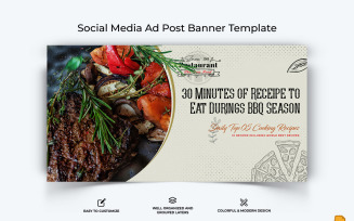 Food and RestaurantFacebook Ad Banner Design-030