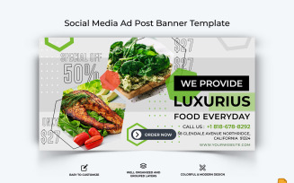 Food and RestaurantFacebook Ad Banner Design-044