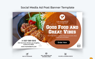 Food and RestaurantFacebook Ad Banner Design-052