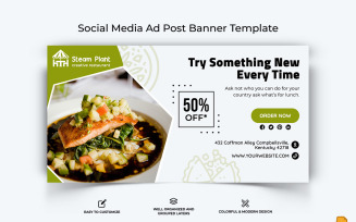 Food and RestaurantFacebook Ad Banner Design-058