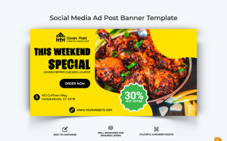 Food and RestaurantFacebook Ad Banner Design-059