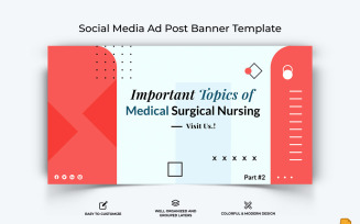 Medical and Hospital Facebook Ad Banner Design-006