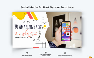Mobile Tips and Tricks Facebook Ad Banner Design-005