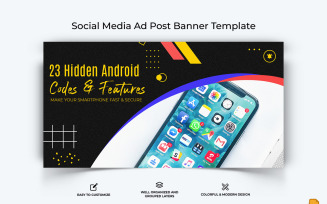 Mobile Tips and Tricks Facebook Ad Banner Design-007