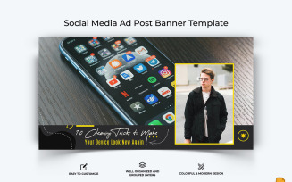 Mobile Tips and Tricks Facebook Ad Banner Design-008