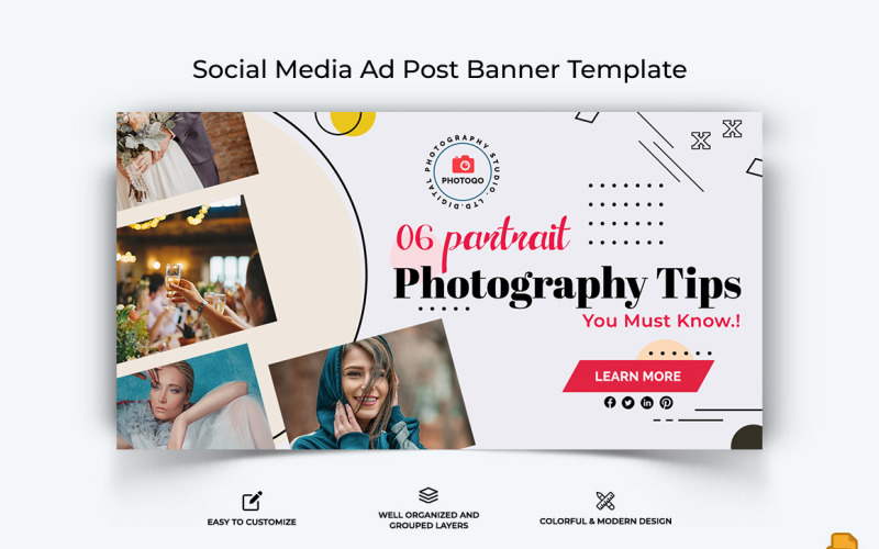 Photography Facebook Ad Banner Design-022 Social Media