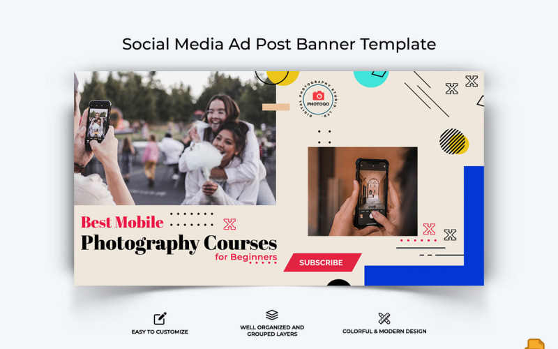 Photography Facebook Ad Banner Design-023 Social Media