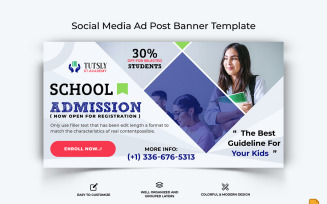 School Admission Facebook Ad Banner Design-001