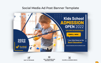 School Admission Facebook Ad Banner Design-015