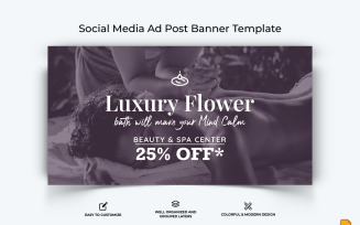 Spa and Salon Facebook Ad Banner Design-005