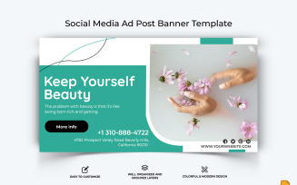 Spa and Salon Facebook Ad Banner Design-016