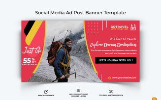 Travel Facebook Ad Banner Design-020