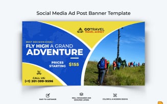 Travel Facebook Ad Banner Design-023