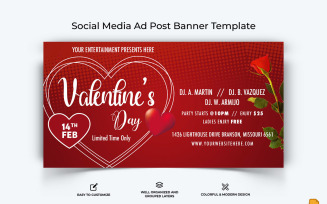 Valentines Day Facebook Ad Banner Design-008