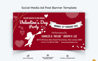 Valentines Day Facebook Ad Banner Design-009