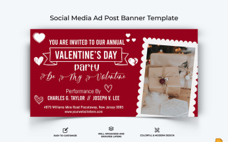 Valentines Day Facebook Ad Banner Design-010